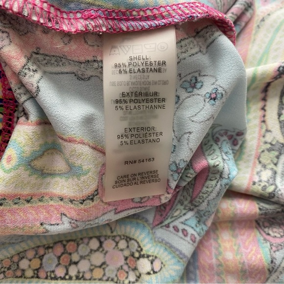 Tommy Hilfiger Preppy Paisley 3/4 Bell Sleeve Shift Dress - Picture 7 of 7